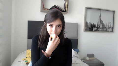 Filthy Little Camslut Loves To Have Her Naughty Mouth Busy