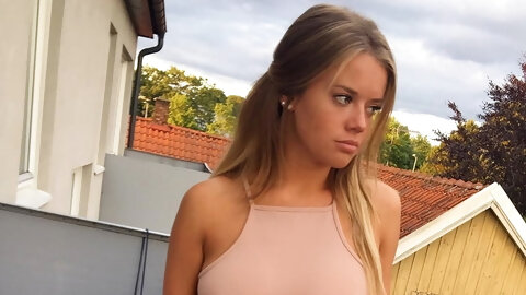 She doesn't look particularly happy about the situation