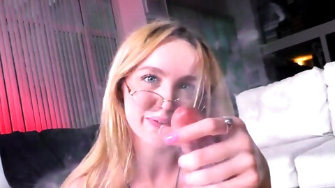 Petite HJ loving slut cheating on bf