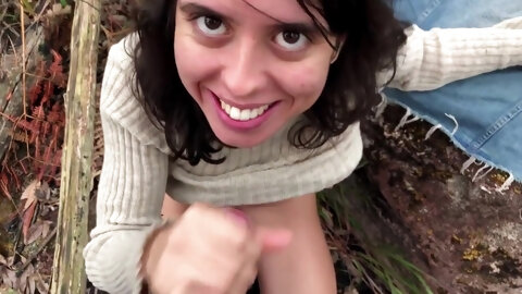 In The Forest With My Stepsister Hottie With Morning Sex