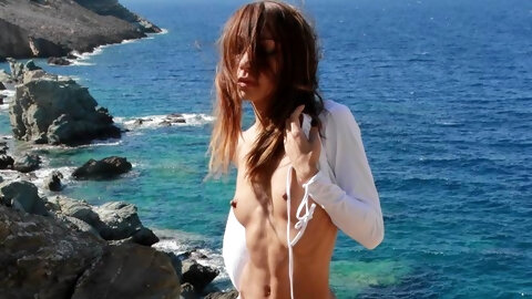 Skinny Teen Girl Kinky Footjob Video