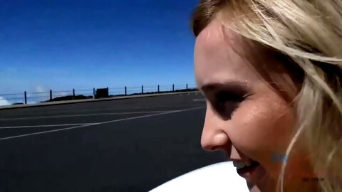 Peyton Coast: Post-Swim Facial & Tit Play with Toys