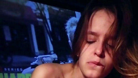 Morning doggy after blowjob with stepsister