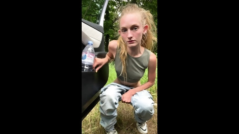 Curly Blonde Teen Records Solo Dildo Masturbation More at