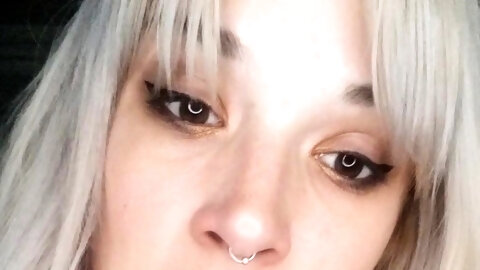 Curly Blonde Teen Records Solo Dildo Masturbation More at