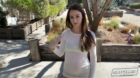 GOTFILLED Charly Summer gets a penis explosion