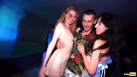 Orgy at College Sex Party - Hardcore Sex and Creampie with Katty West