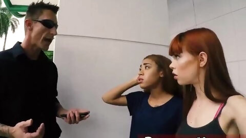 Domination threesome Sexy young girls  Alexa Nova and Kendall Woods  take