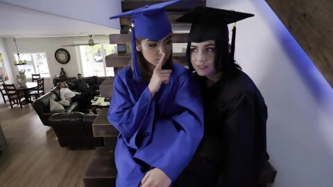 Besties swapping daddies and taking their mature dicks