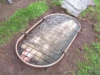 Rain DeGrey needs to be punished. She's tied up like a whore and she can't escape the torture. She's made to drink dirty water from a d