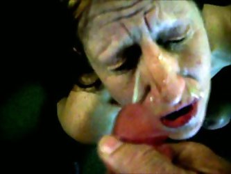 She is old flabby and ugly as shit but my mature wife is still getting her face covered with hot cumload because I have fetish for old ladies!