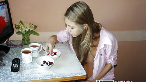 Krystal Boyd is recording on a homemade tape from waking up to showering