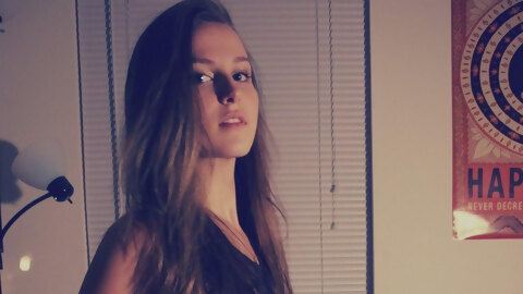 In her dorm